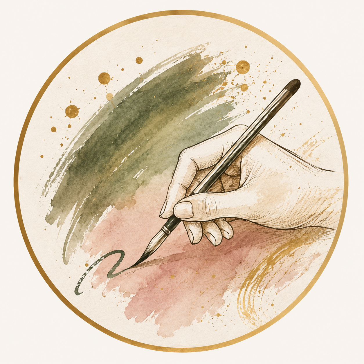 Hand-textured detail
